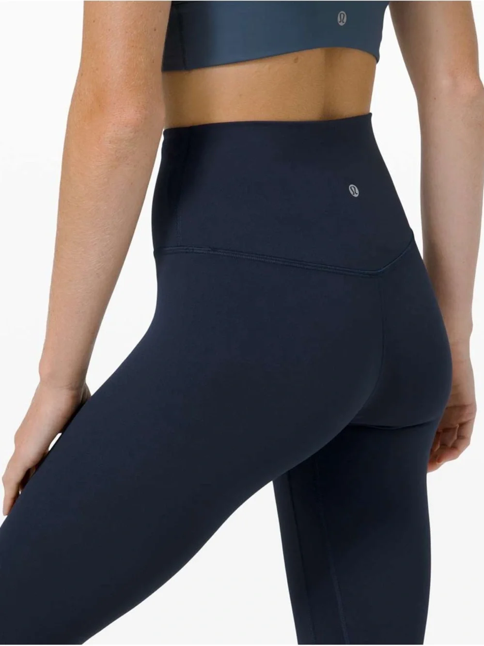 Lululemon High-Rise Align II 25” Leggings in True Navy, SZ 8 LIKE NEW! - Picture 4 of 5